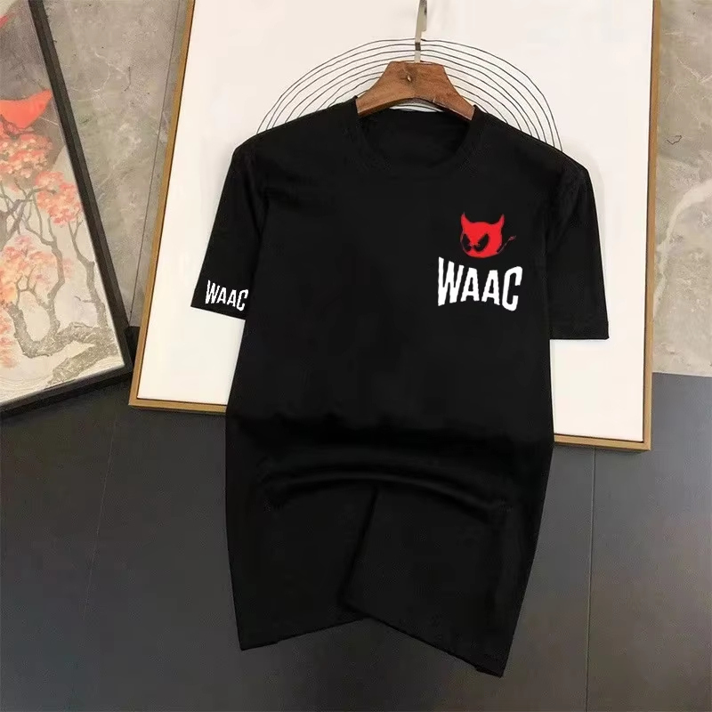 Streetwear Brand Red - تي شيرت أسود كلاسيكي بشعار Red