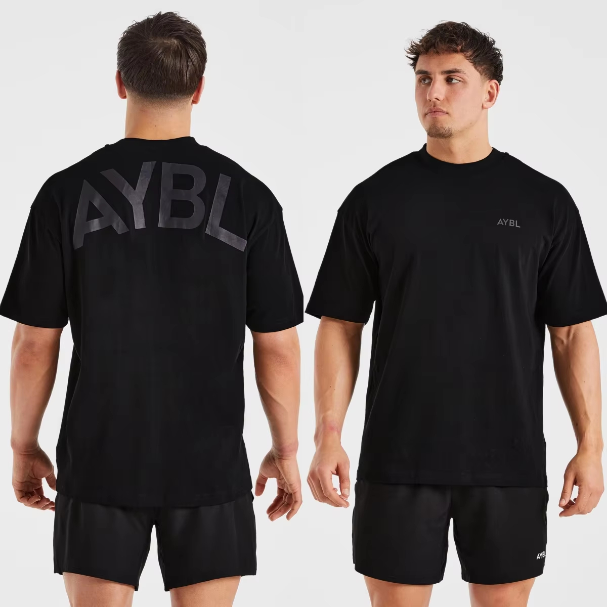 Streetwear Gym Brand - تي شيرت صيفي 2026 بشعار كلاسيكي