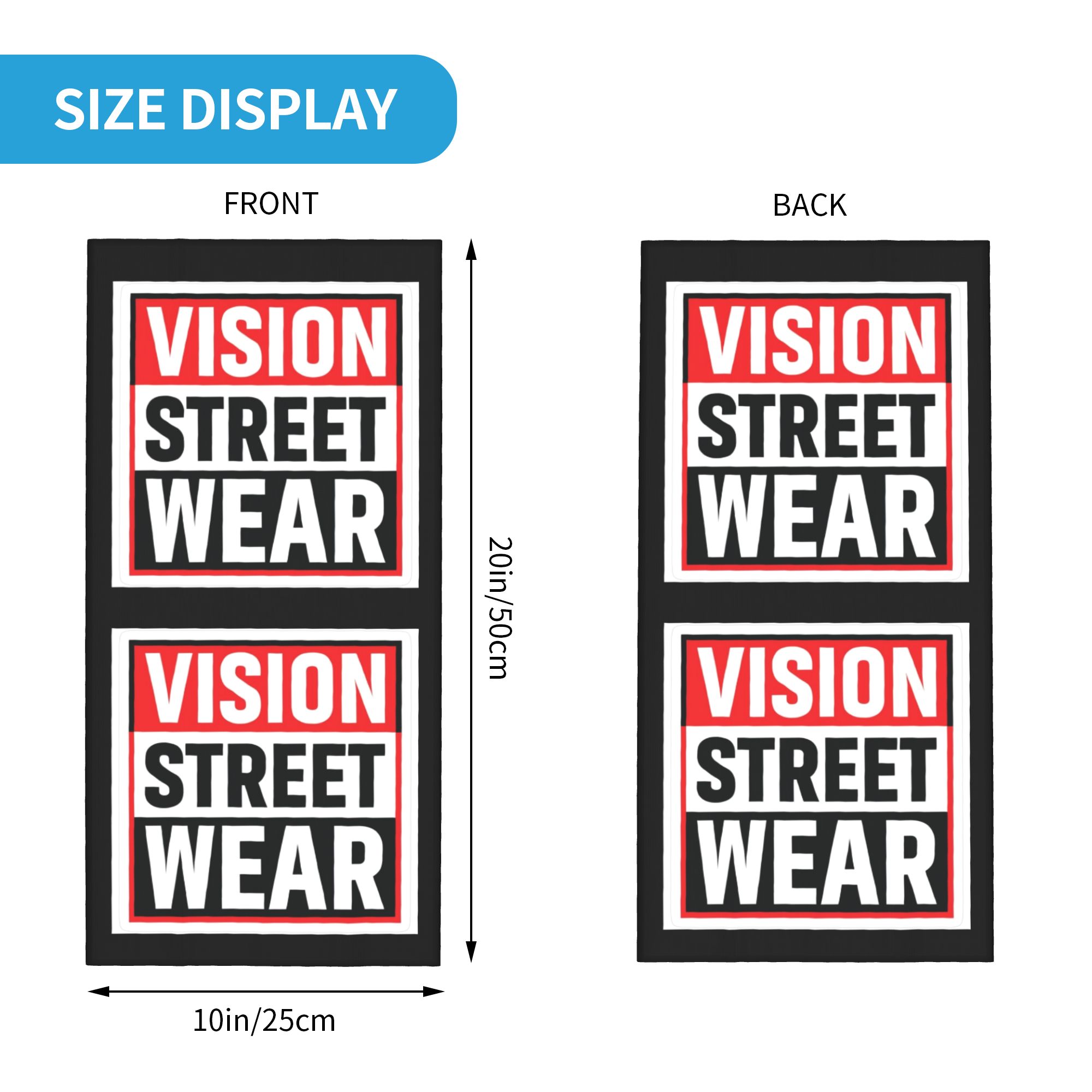 وشاح رقبة مخصص من فيجن ستريت و - مراجعة Vision Streetwear Brand وسعره