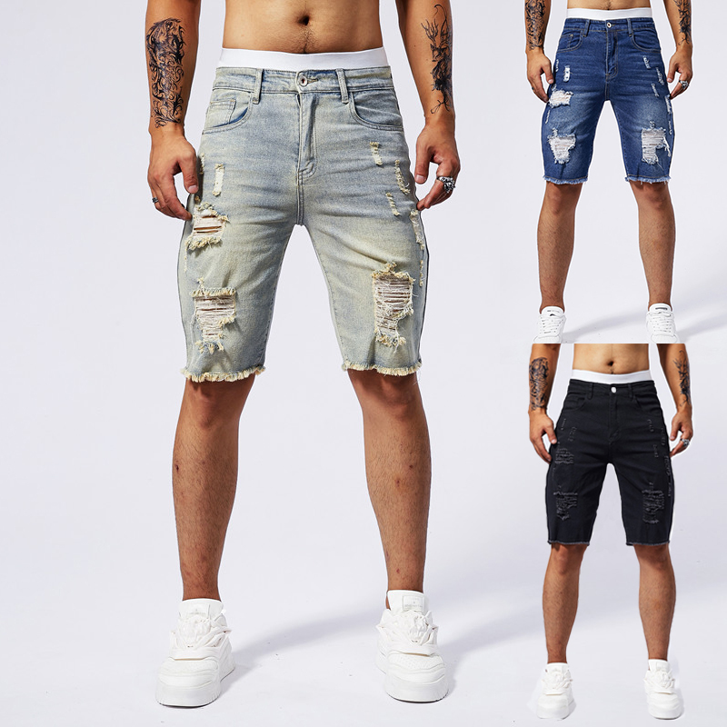 2025 صيف جديد الرجال ممزق الدي - مراجعة Streetwear Brands وسعره