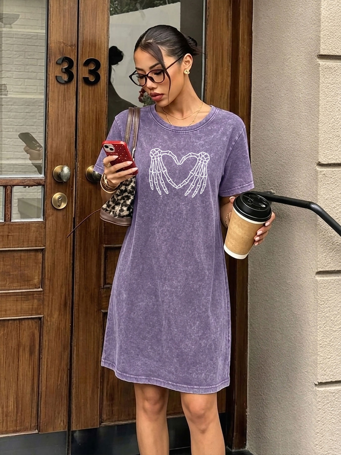 فستان تي شيرت نسائي بتصميم عتي - مراجعة Streetwear Brand Heart وسعره