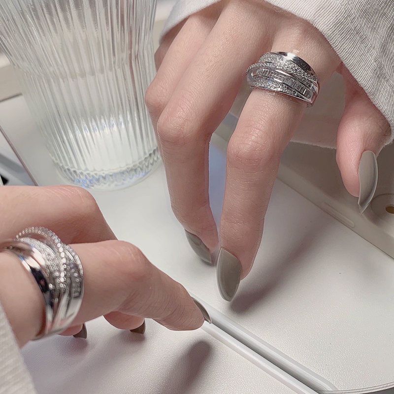 2025 جديد فضي اللون حجر الراين - مراجعة Chrome Hearts Ring وسعره