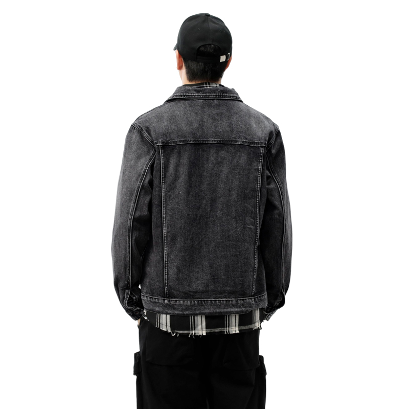 جاكيت دينيم رجالي بجيوب للعمل، - مراجعة Streetwear Brands وسعره
