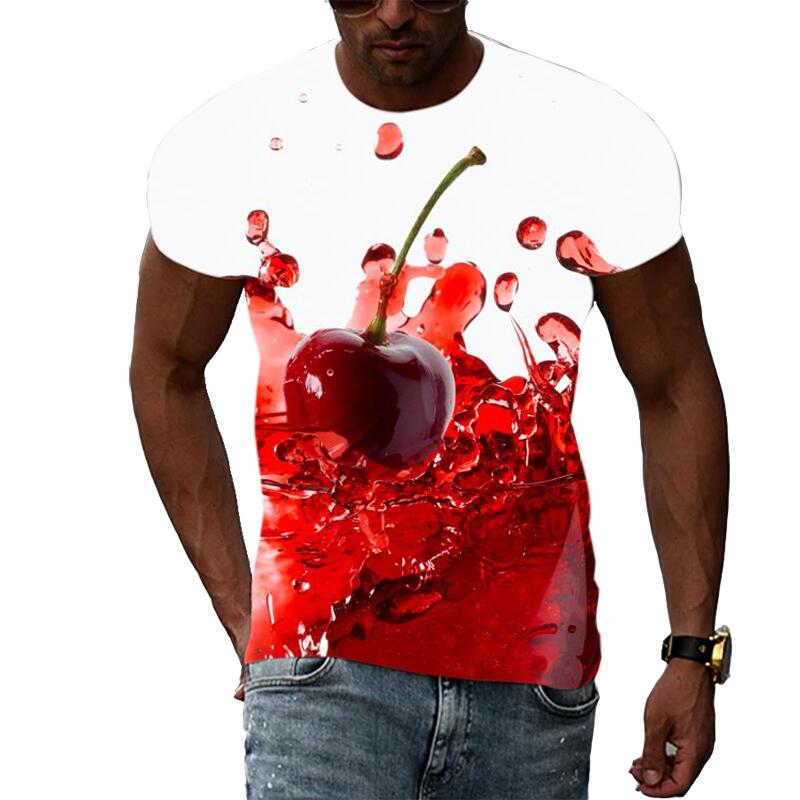 قميص صيفي رجالي بطباعة ثلاثية  - مراجعة Streetwear Brand T Shirt وسعره