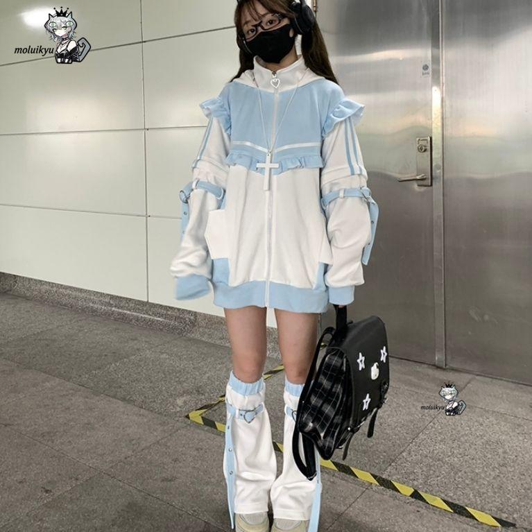 هودي نسائي بتصميم أذن قطة على  - مراجعة Streetwear Brand Y2K وسعره